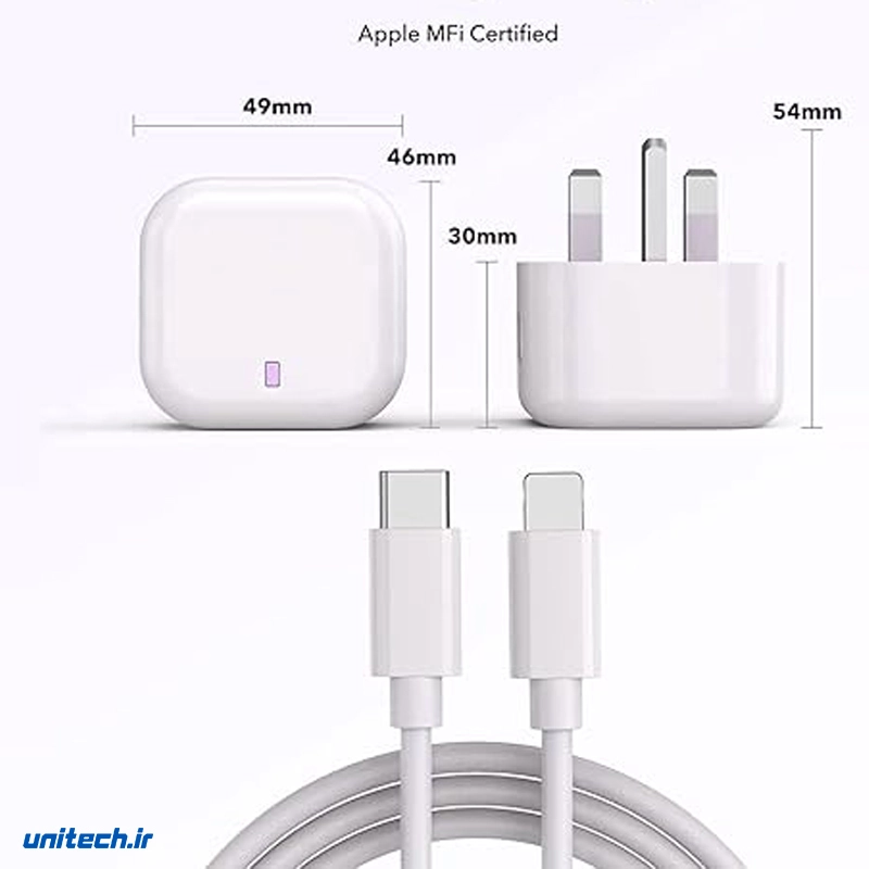 شارژر دیواری 20 وات اپل مدل BA (1)